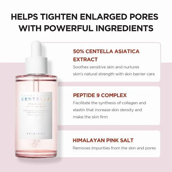 Centella SKIN 1004 Madagascar Poremizing Fresh Ampoule 100ml Korea - Image 2