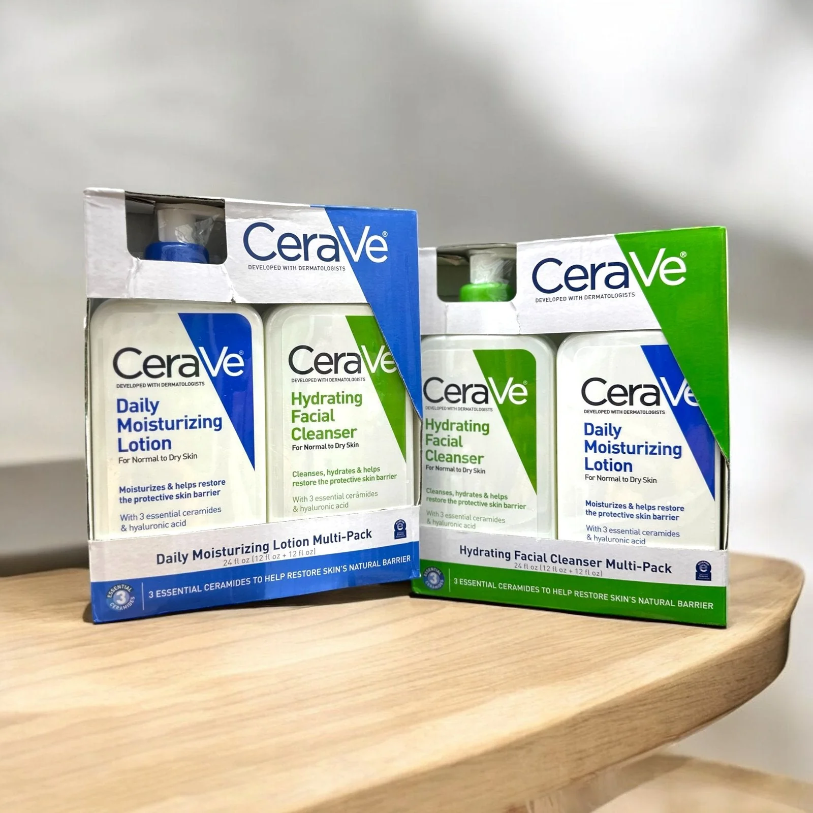 CeraVe Daily Moisturizing Lotion & Hydrating Cleanser Multi pack 236ml - Image 2