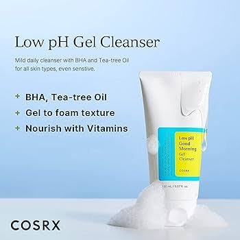 COSRX - Low pH Good Morning Gel Cleanser 150ml Korea - Image 2