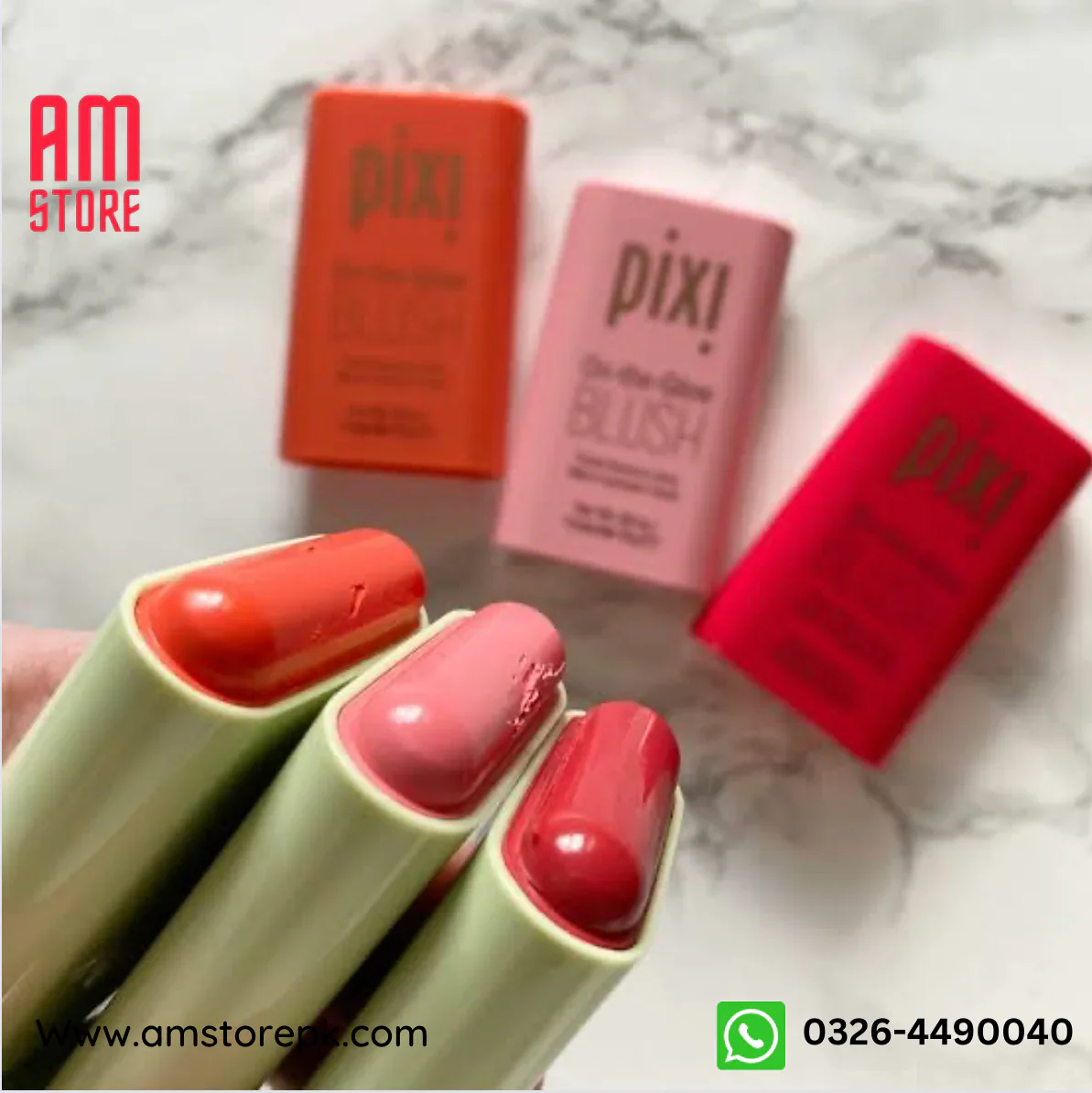 Pixi On the Glow Stick Blush ( Ruby ) - Image 2
