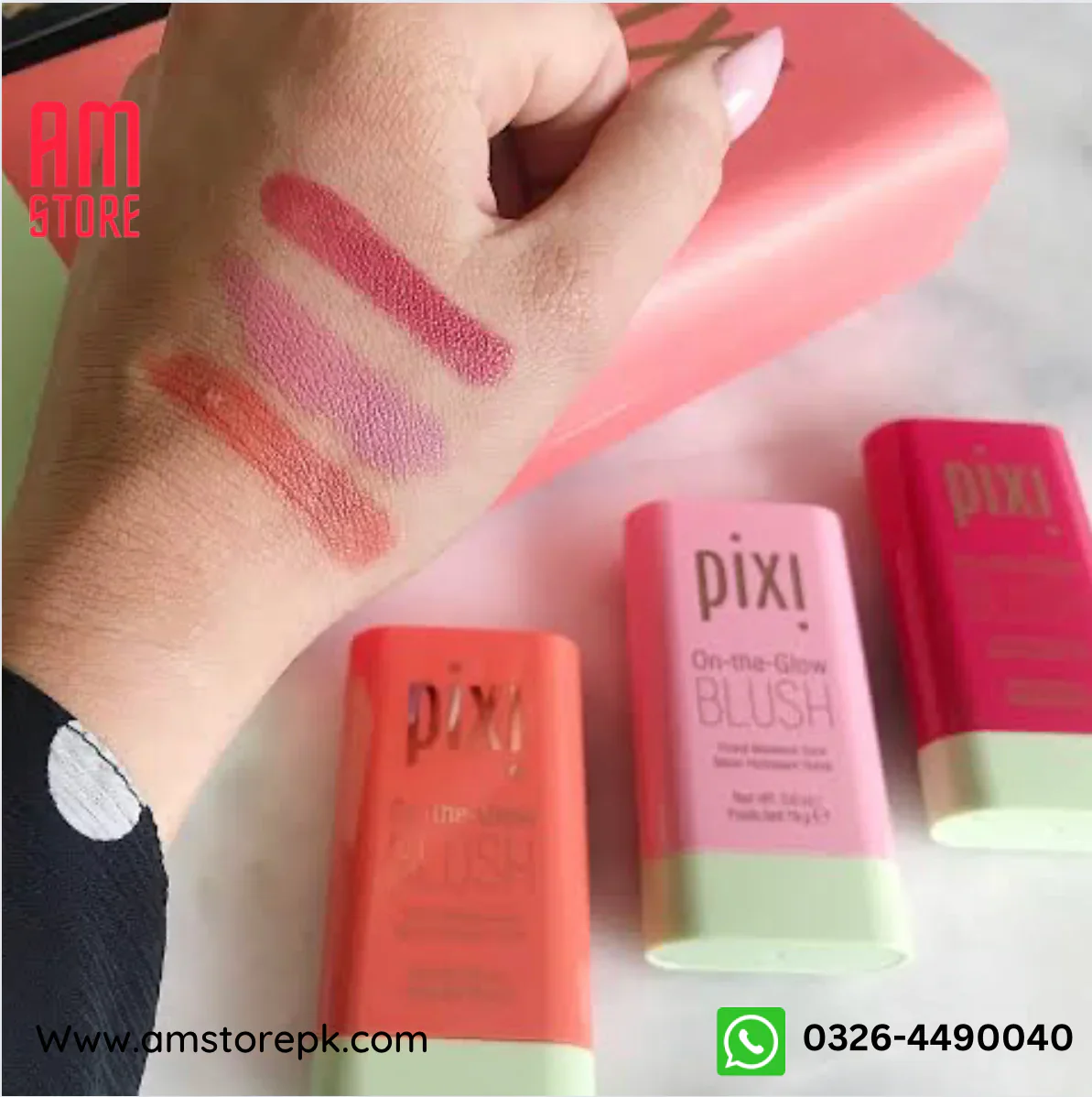 Pixi On the Glow Stick Blush ( Ruby ) - Image 3