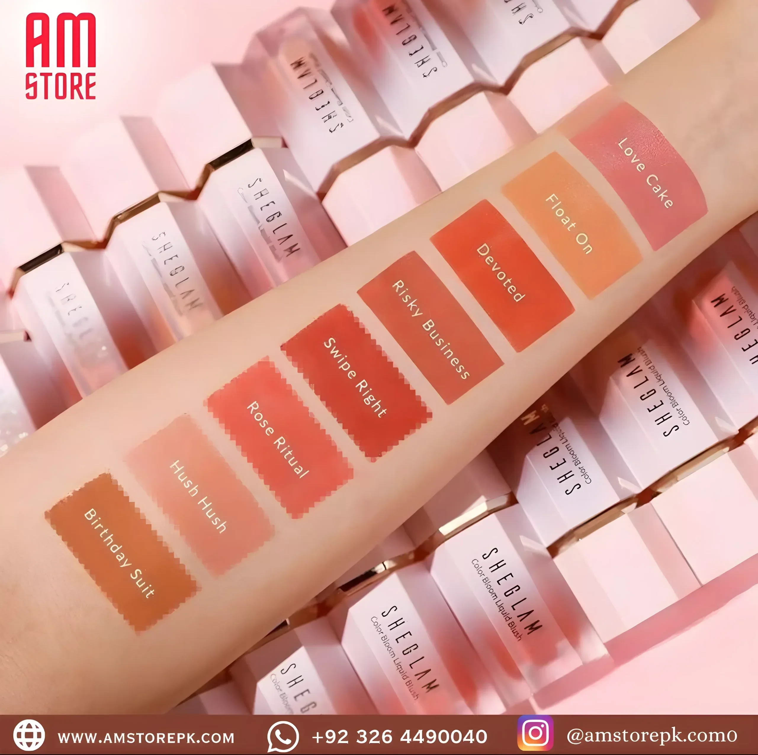 SHEGLAM COLOR BLOOM LIQUID BLUSH (SWIPE RIGHT) - Image 2