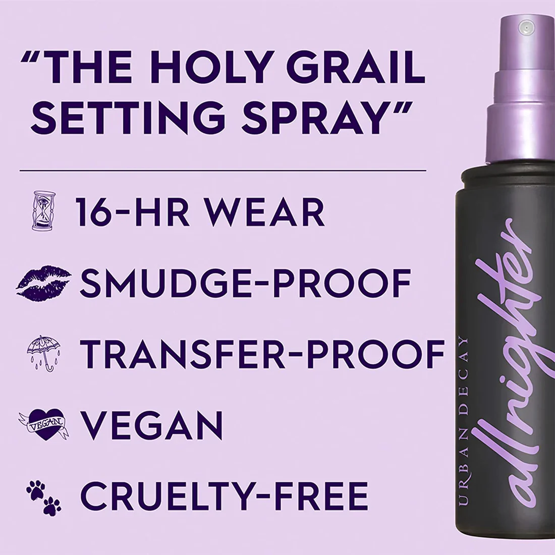 URBAN DECAY – All Nighter Long Lasting Makeup Setting Spray - Image 3