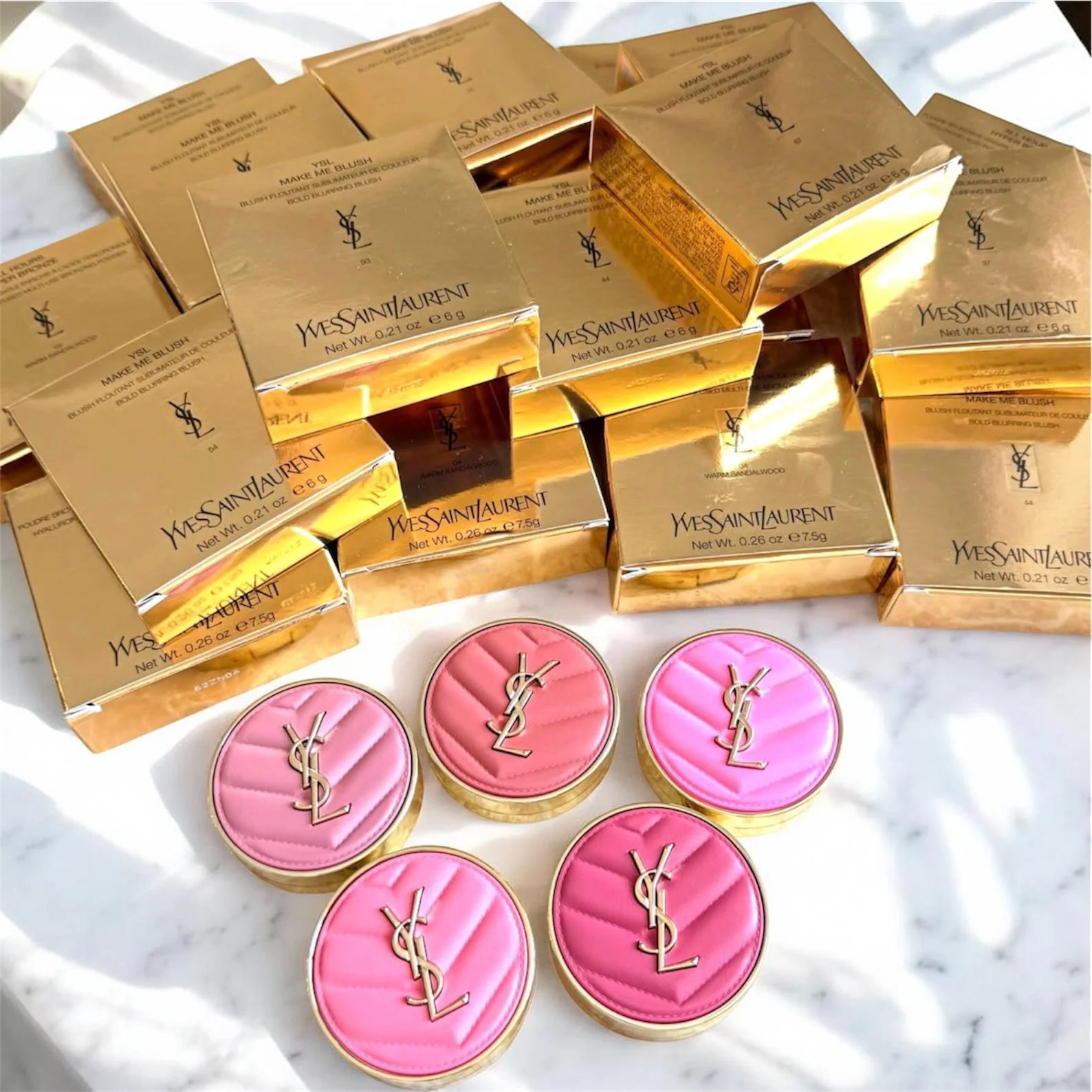 YSL- MAKE ME BLUSH 24H BUILDABLE BLURRING POWDER BLUSH - Image 6